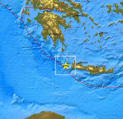 Σεισμός 6,2 βαθμών τράνταξε την Κρήτη