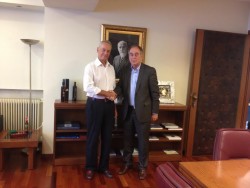 Συνάντηση και συνεργασία με τον Υφυπουργό Αγροτικής Ανάπτυξης είχε σήμερα ο Βουλευτής Γρεβενών, κ. Τ. Κοψαχείλης, στα πλαίσια της αυριανής επίσκεψης του κ. Σγουρίδη στα Γρεβενά και στη Μακεδονία
