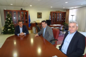 Συνάντηση με τον πρόεδρο της Ελληνικής Ομοσπονδίας Άρσης Βαρών Πύρρο Δήμα είχε στο γραφείο του ο Περιφερειάρχης Δυτικής Μακεδονίας Θεόδωρος Καρυπίδης (video)