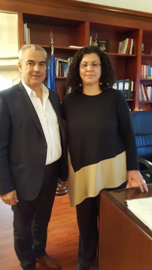 Συνάντηση με την Διοικήτρια του ΟΑΕΔ, Μαρία Καραμεσίνη πραγματοποίησε ο Βουλευτής Γρεβενών Χρήστος Μπγιάλας