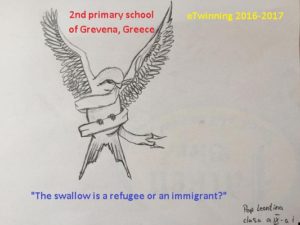 Με πρωτοβουλία του 2ου Δημοτικού Σχολείου Γρεβενών, 13 σχολεία από την Ευρώπη, ένα από την Αφρική και ένα από την Ασία συμμετείχαν στο έργο eTwinning με θέμα: «Το χελιδόνι είναι πρόσφυγας ή μετανάστης;»