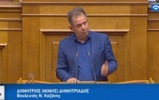 Τοποθέτηση του βουλευτή ΣΥΡΙΖΑ Π.Ε. Κοζάνης  Μίμη Δημητριάδη στην επιτροπή κοινωνικών υποθέσεων (Βίντεο)