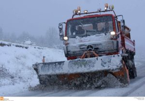 Χιόνια στα ορεινά, βροχή στην πόλη των Γρεβενών και η θερμοκρασία στους 10 βαθμούς