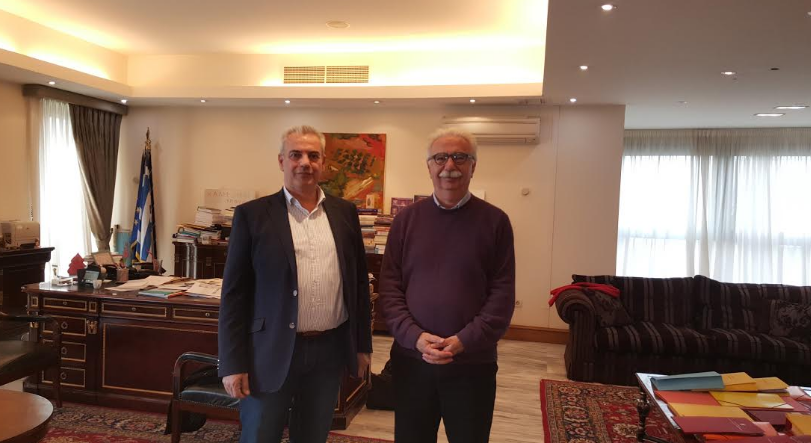 Τον Υπουργό Παιδείας κ. Γαβρόγλου Κωνσταντίνο επισκέφτηκε ο Βουλευτής Γρεβενών κ. Χρήστος Μπγιάλας