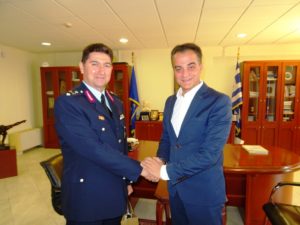 Επίσκεψη του νέου Γενικού Περιφερειακού Αστυνομικού Διευθυντή  Δυτικής Μακεδονίας στον Περιφερειάρχη Θ. Καρυπίδη
