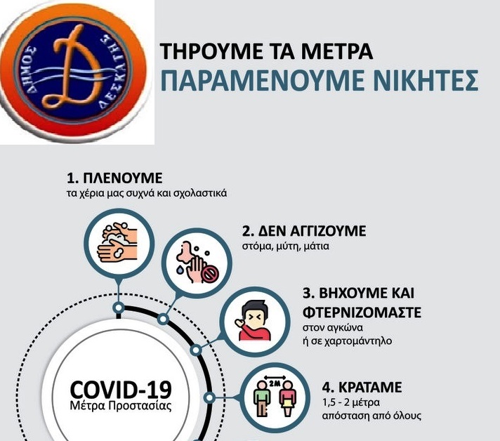 Δήμος Δεσκάτης: Eνημερωτική αφίσα Covid-19- Τηρούμε τα μέτρα-Παραμένουμε Νικητές