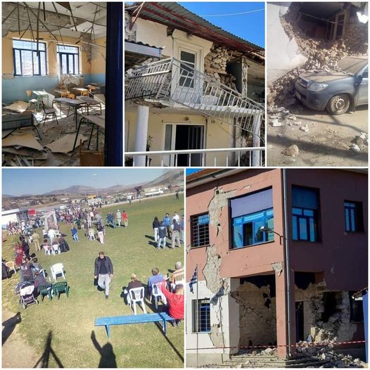 Ανακοίνωση από την Νεολαία Χρυσαυγής για τους σεισμόπληκτους των χωριών της Ελασσόνας