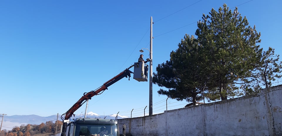 Αποκατάσταση του Ηλεκτροφωτισμού του κόμβου Καστοριάς – Μανιάκων από την Περιφερειακή Ενότητας Καστοριάς