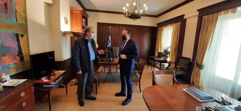 Σύσκεψη του Δημάρχου Νεστορίου με τον Αναπληρωτή Υπουργό Εσωτερικών