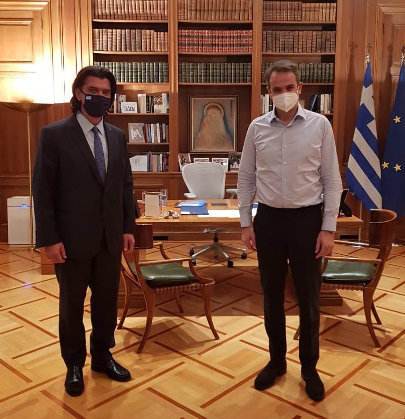 Συνάντηση με τον πρωθυπουργό Κ. Μητσοτάκη πραγματοποίησε ο Βουλευτής Γρεβενών Α. Πάτσης