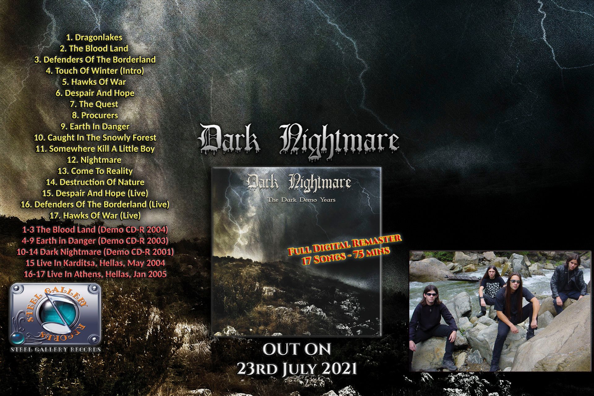 H παρουσίαση του νέου CD των Dark Nightmare, στο Ράδιο Γρεβενά 101,5 (ηχητικό video)