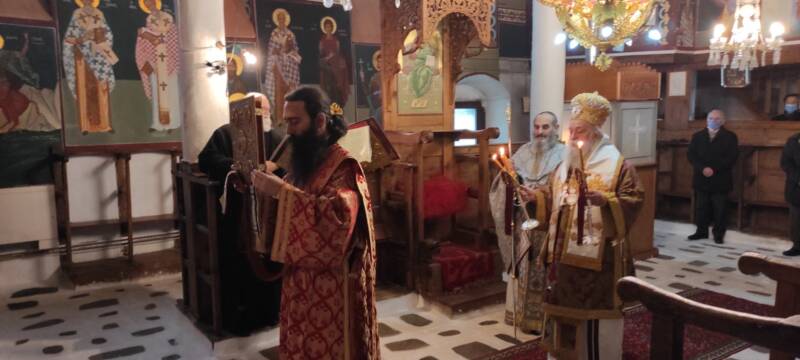 Τελέστηκε Θεία Λειτουργία στην Αλατόπετρα Γρεβενών το Σάββατο 19 Μαρτίου