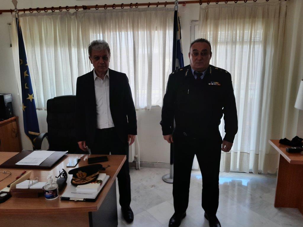 O Βουλευτής της Νέας Δημοκρατίας Π.Ε. Κοζάνης πραγματοποίησε επίσκεψη στο Διοικητή της Πυροσβεστικής Υπηρεσίας Κοζάνης