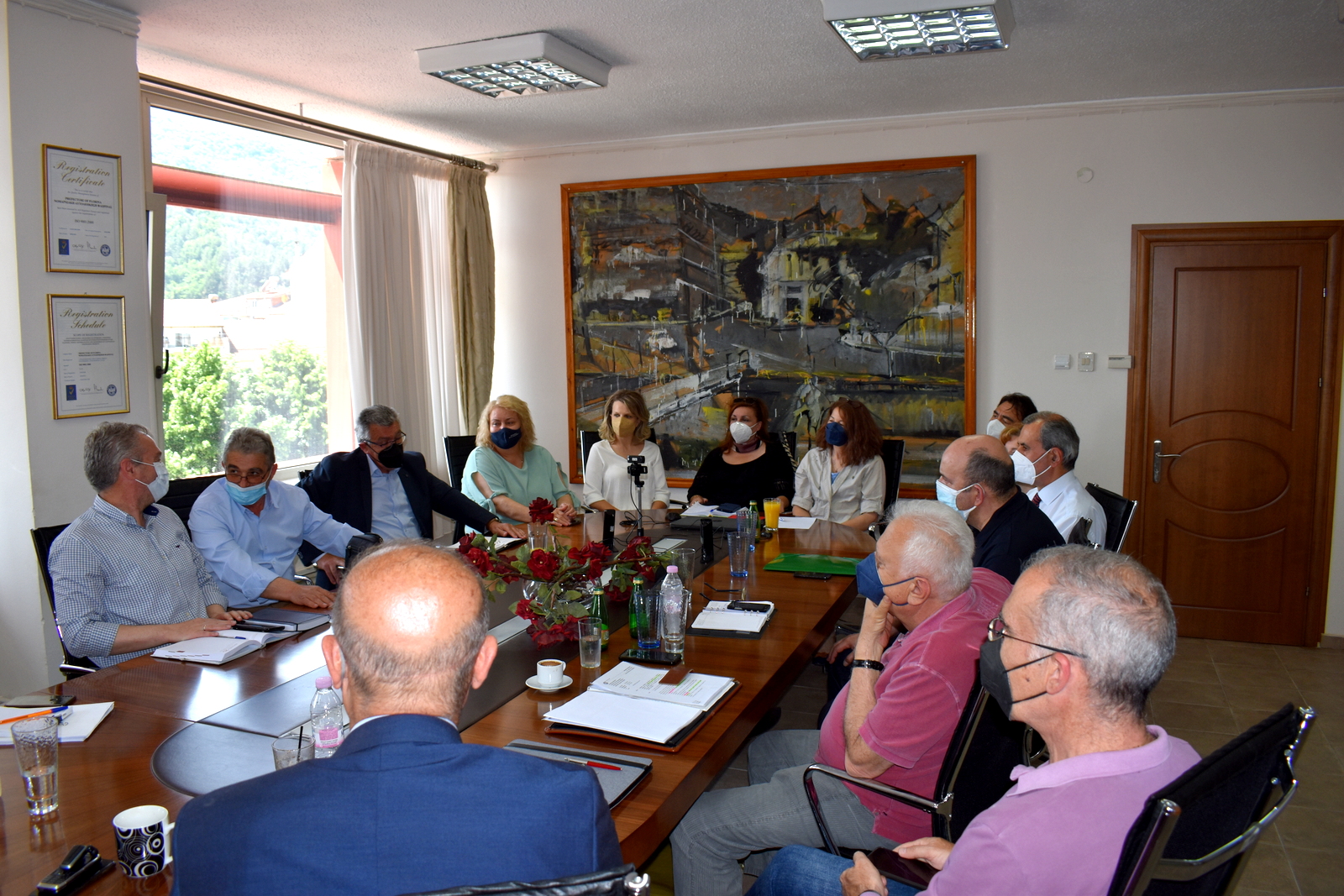 Συνάντηση στην Π.Ε. Φλώρινας στο πλαίσιο του νέου Οργανισμού Εσωτερικών Υπηρεσιών της Περιφέρειας Δυτικής Μακεδονίας