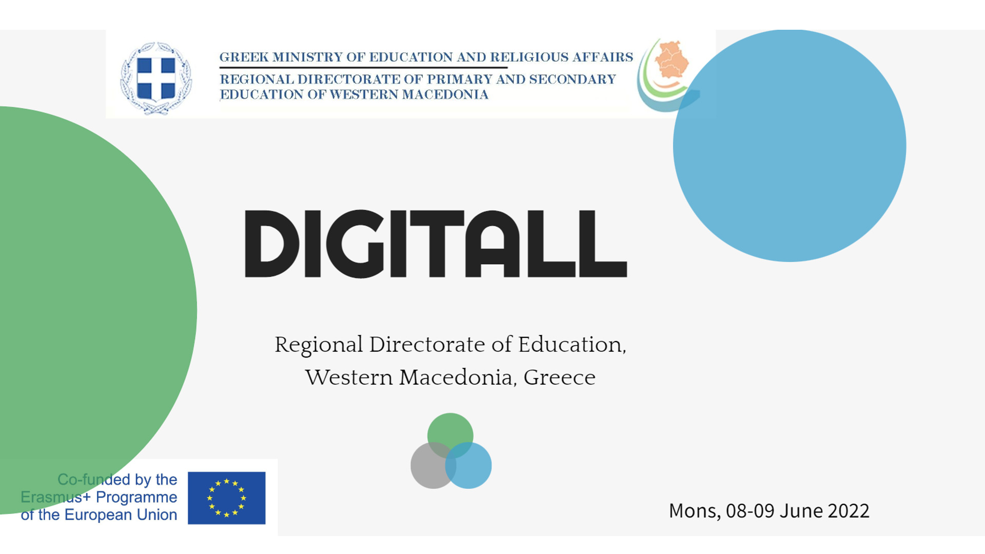 Εταιρική συνάντηση στο πλαίσιο του ευρωπαϊκού προγράμματος Erasmus+ με τίτλο “DigitALL
