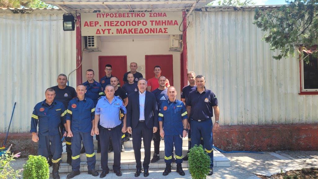 Επίσκεψη στις εγκαταστάσεις του Πεζοπόρου Αερομεταφερόμενου Τμήματος της ΠΕ.ΠΥ.Δ. Δυτικής Μακεδονίας πραγματοποίησε ο Βουλευτής Ν.Δ. Π.Ε. Κοζάνης κ. Κωνσταντινίδης Ευστάθιος