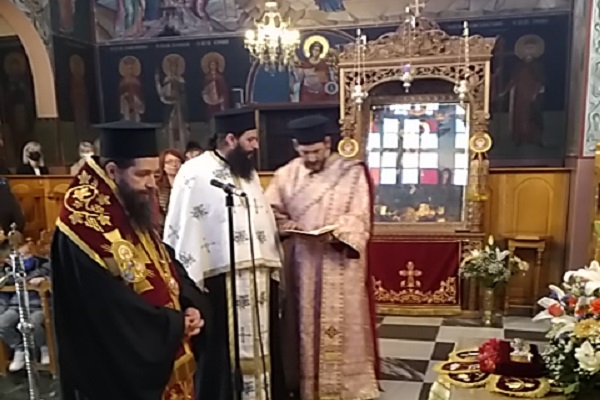 Υποδοχή ιερού λειψάνου Αγίου Δημητρίου στη Σιάτιστα