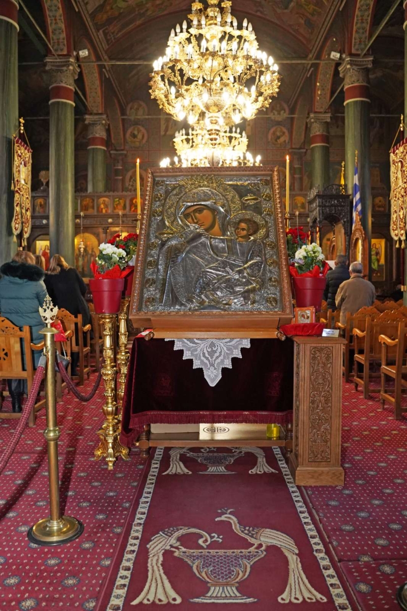 Έλευση Ιεράς Εικόνος της Παναγίας Παραμυθίας στα Γρεβενά