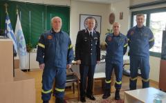 Εθιμοτυπική επίσκεψη του Διοικητή Πυροσβεστικών Υπηρεσιών Περιφέρειας Δυτικής Μακεδονίας