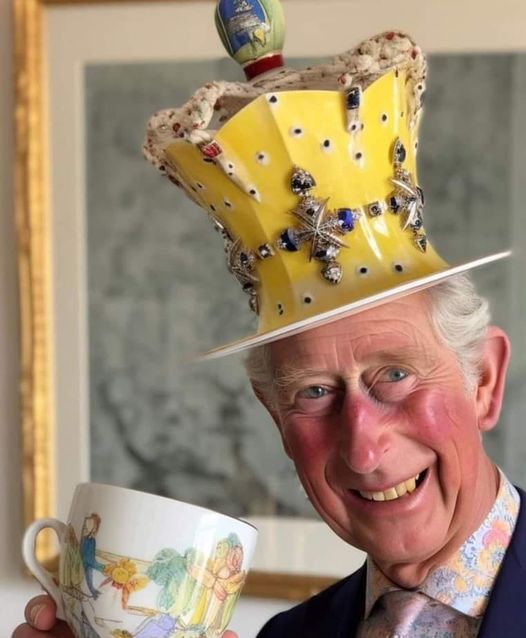 Επιτέλους!!!… και μια Σοβαρή Φωτογραφία του Κάρολου… το Πρώτο του Τσάι… ως Βασιλεύς… *Του Ευθύμη Πολύζου