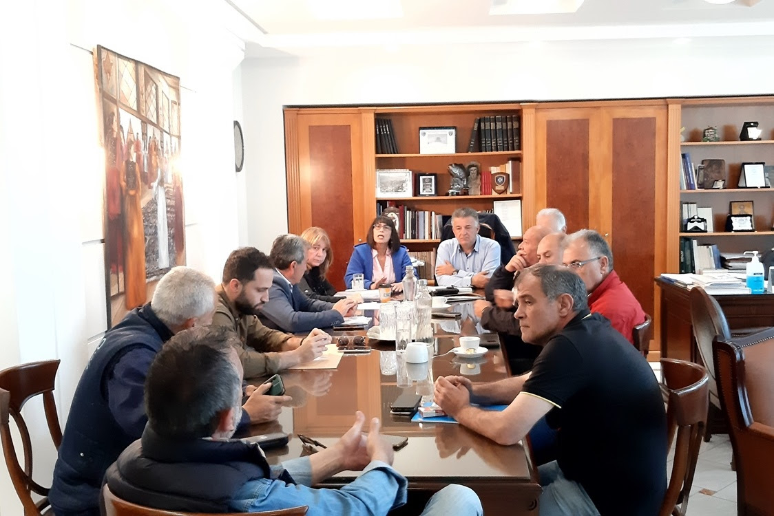 Σύσκεψη  στην Π.Ε. Καστοριάς με την Προϊσταμένη του ΕΛ.Γ.Α. Δυτικής Μακεδονίας για τις Καταστροφές στις Αγροτικές Καλλιέργειες
