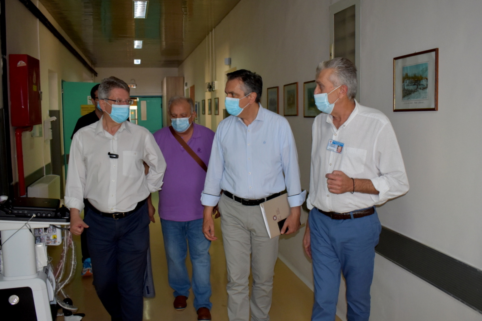Επίσκεψη του Περιφερειάρχη Δυτικής Μακεδονίας Γιώργου Κασαπίδη στο Γενικό Νοσοκομείο Φλώρινας