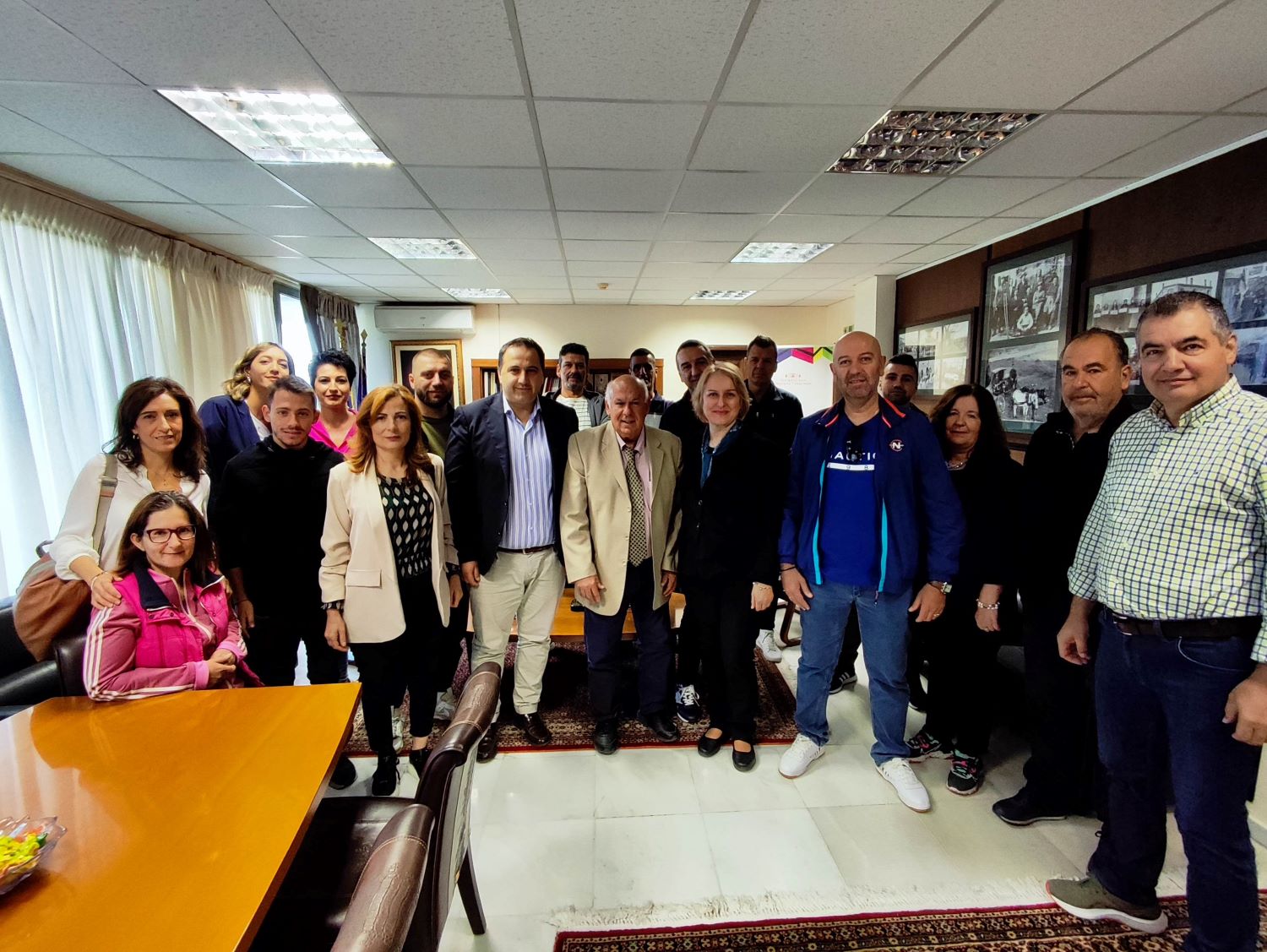 Επίσκεψη του Κυριάκου Ταταρίδη στο Διοικητήριο της Π.Ε. Γρεβενών
