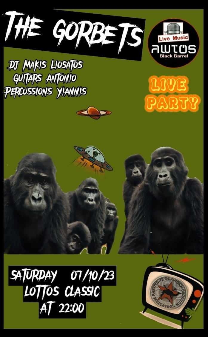 Live Party στο ΛΩΤΟ με τους THE GORBETS, το Σάββατο 7/10, στις 22:00 (video)