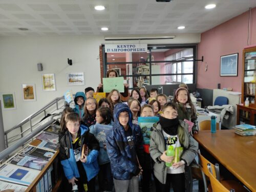 Δημόσια Κεντρική Βιβλιοθήκη Γρεβενών: Επίσκεψη της Β’ τάξης του 2ου δημοτικού σχολείου Γρεβενών