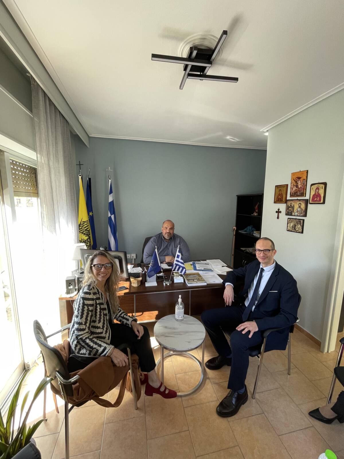 Συνάντηση Βουλευτή Γρεβενών Ιωάννη Γιάτσιου με εκπροσώπους της Ελληνικής Εταιρείας Διανομής Αερίων Enaon