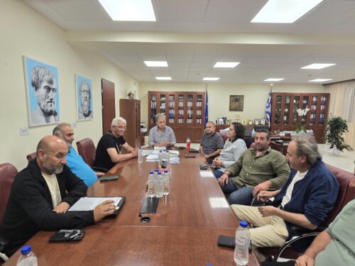 Συνάντηση Γ. Αμανατίδη με εκπροσώπους της Ομοσπονδίας Λαϊκών Αγορών Δυτικής Μακεδονίας «Μ. Αλέξανδρος»