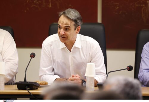 Συνάντηση Μητσοτάκη με τους δημάρχους Δυτικής Μακεδονίας
