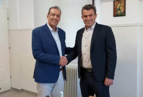 Εθιμοτυπική επίσκεψη Αντιπεριφερειάρχη Καστοριάς στον νέο Διοικητή του Γενικού Νοσοκομείου