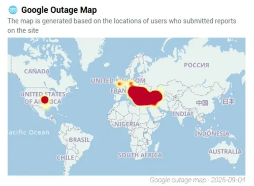 Προβλήματα σε Google, Gmail και άλλες εφαρμογές σε Ελλάδα και Ευρώπη