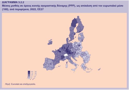 Από τις πιο φτωχές γωνιές της Ευρώπης οι ελληνικές περιφέρειες