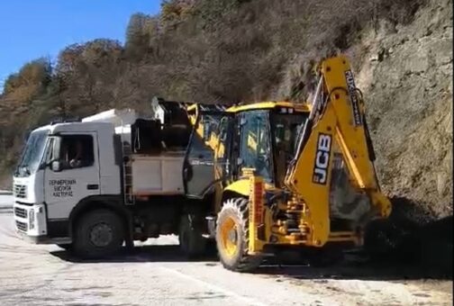 Παρεμβάσεις αποκατάστασης σε περιοχές της Π.Ε. Καστοριάς λόγω των έντονων βροχοπτώσεων