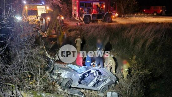 Τροχαίο με δύο νεκρούς από ανατροπή αυτοκινήτου στις Πρέσπες