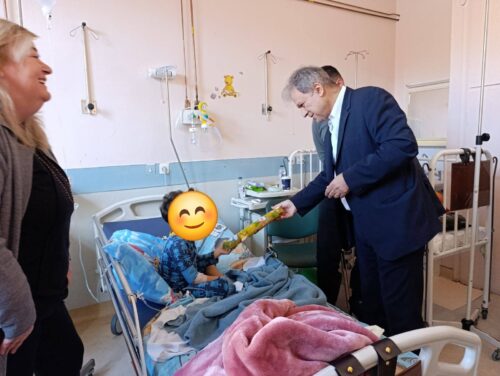 Επισκέψεις του Περιφερειάρχη Δυτικής Μακεδονίας στο Μαμάτσειο Νοσοκομείο και στο Τιάλειο Γηροκομείο Κοζάνης ενόψει Χριστουγέννων