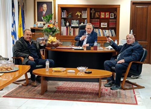 Ευχετήριες επισκέψεις για την ονομαστική εορτή του Αντιπεριφερειάρχη Π.Ε. Γρεβενών