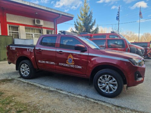Νέο ISUZU 4×4 ενισχύει τον στόλο της Πυροσβεστικής Υπηρεσίας Γρεβενών