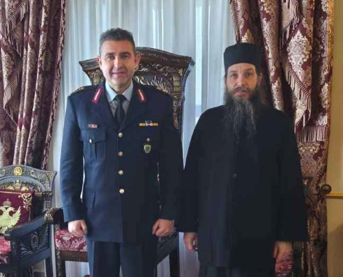Εθιμοτυπική επίσκεψη του Γενικού Περιφερειακού Αστυνομικού Διευθυντή Δυτικής Μακεδονίας στον  Μητροπολίτη Σισανίου και Σιατίστης
