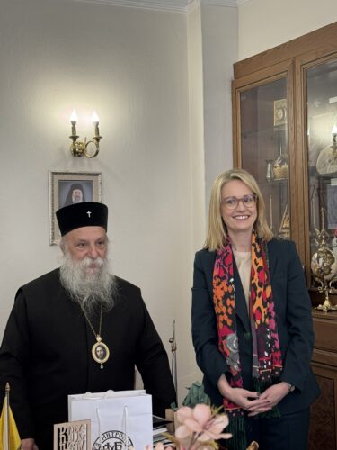 Στα Γρεβενά η Πρέσβης της Ιρλανδίας – Συνάντηση με τον Μητροπολίτη στο πλαίσιο των εκδηλώσεων για τον Άγιο Πατρίκιο