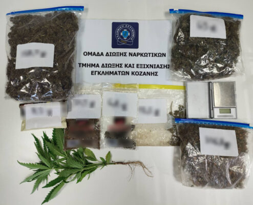 Κοζάνη: Συνελήφθη 51χρονος για καλλιέργεια κάνναβης και διακίνηση ναρκωτικών