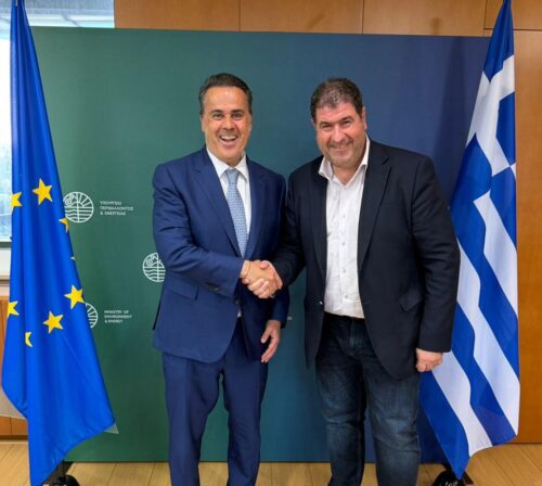 Συνάντηση του Βουλευτή Π.Ε. Γρεβενών με τον Υπουργό Περιβάλλοντος και Ενέργειας Σταύρο Παπασταύρου – Στο επίκεντρο η δασική διαχείριση και η ανάπτυξη της Π.Ε. Γρεβενών
