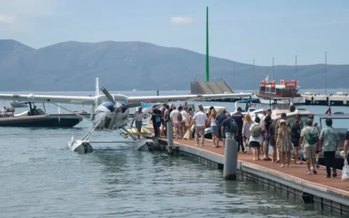 Πρώτη δοκιμαστική πτήση υδροπλάνου από τα Ιωάννινα στον Αυλώνα της Αλβανίας