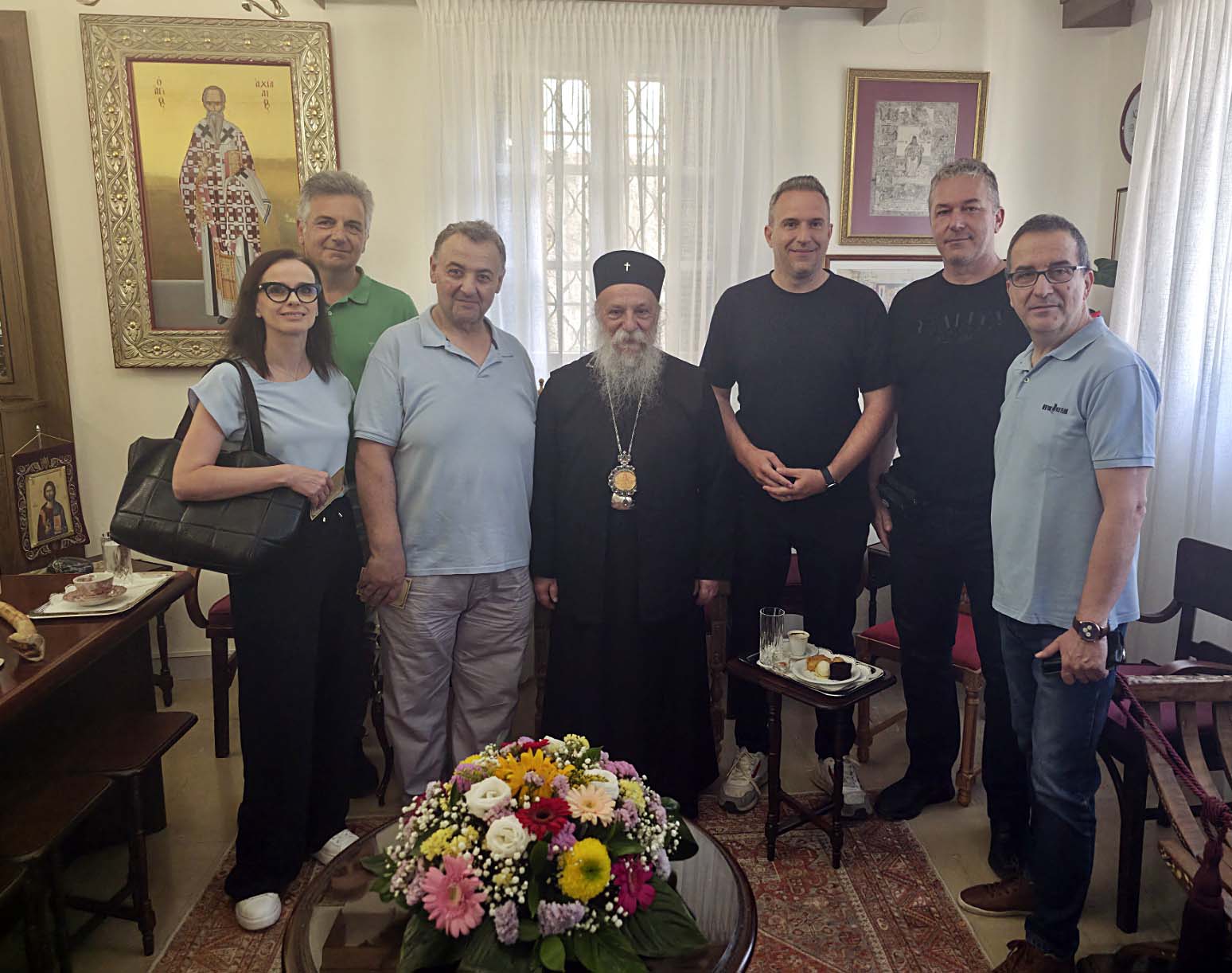 Επίσκεψη του Διοικητικού Συμβουλίου του Εμπορικού Συλλόγου Γρεβενών στον Σεβασμιώτατο Μητροπολίτη Γρεβενών κ.κ. Δαβίδ