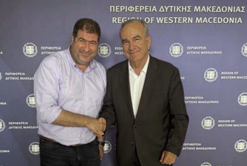 Δρόμος για σύγχρονες και «πράσινες» σχολικές αυλές στα Γρεβενά μετά από συζήτηση με τον Αναπληρωτή Υπουργό Εθνικής Οικονομίας και Οικονομικών, Νίκο Παπαθανάση